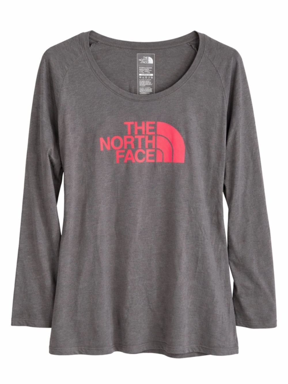 North Face Tshirt Long sleeve gray XXL